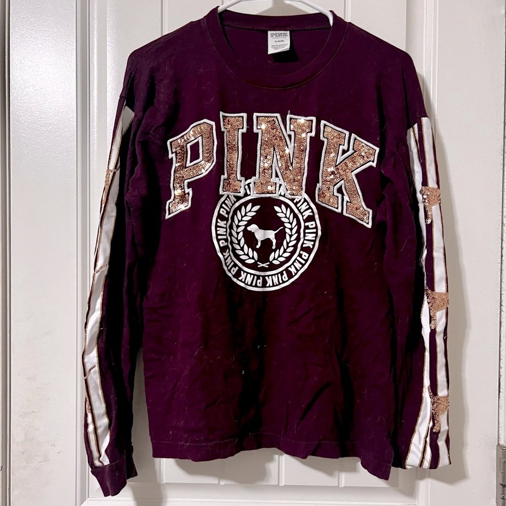 VS Pink varsity shirt